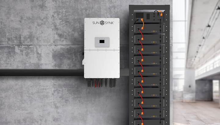SunSynk 50kW/400V 29kW/230V 3-fase HV Hybrid inverter
